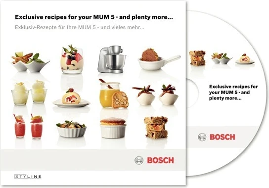 Pajisje përpunuese ushqimesh Bosch MUM 54251, 900W, 3.9 L, çelik inox, e bardhë