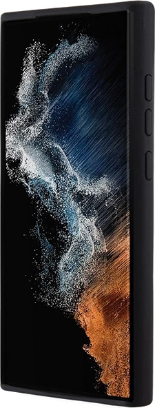 Mbështjellës Karl Lagerfeld Silicone Ikonik Metal Pin për Samsung Galaxy S24 Ultra, i zi