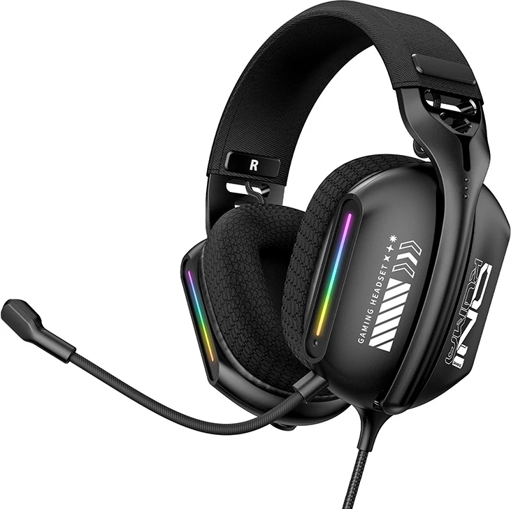 Kufje gaming, ONIKUMA X12, drejtues 40 mm, mikrofon 360° omnidireksional, USB + 3.5 mm, RGB