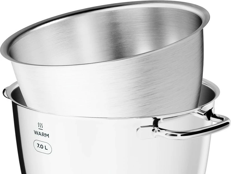 Mikser qëndror Kenwood Titanium Chef Patissier XL, 1400W, 6.7L, argjend