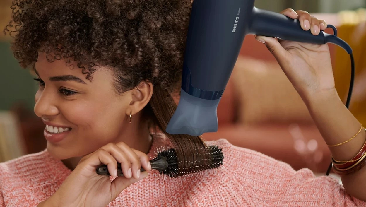 Tharëse flokësh Philips BHD360/20, 2100W, granat