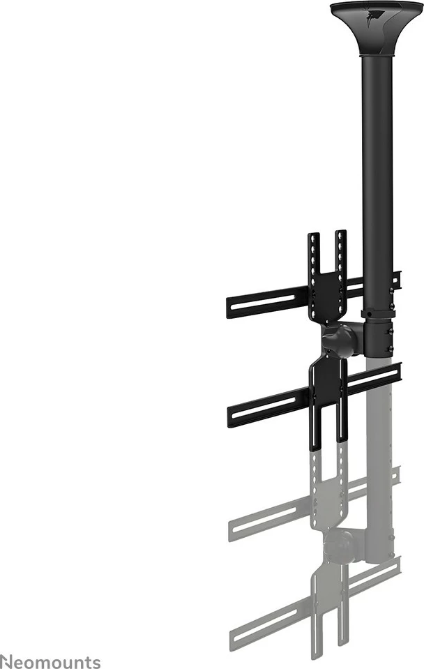 Mbajtës tavani për TV/monitor Newstar FPMA-C400BLACK, 32-60 inç, rregullim lartësie, ngjyrë e zezë