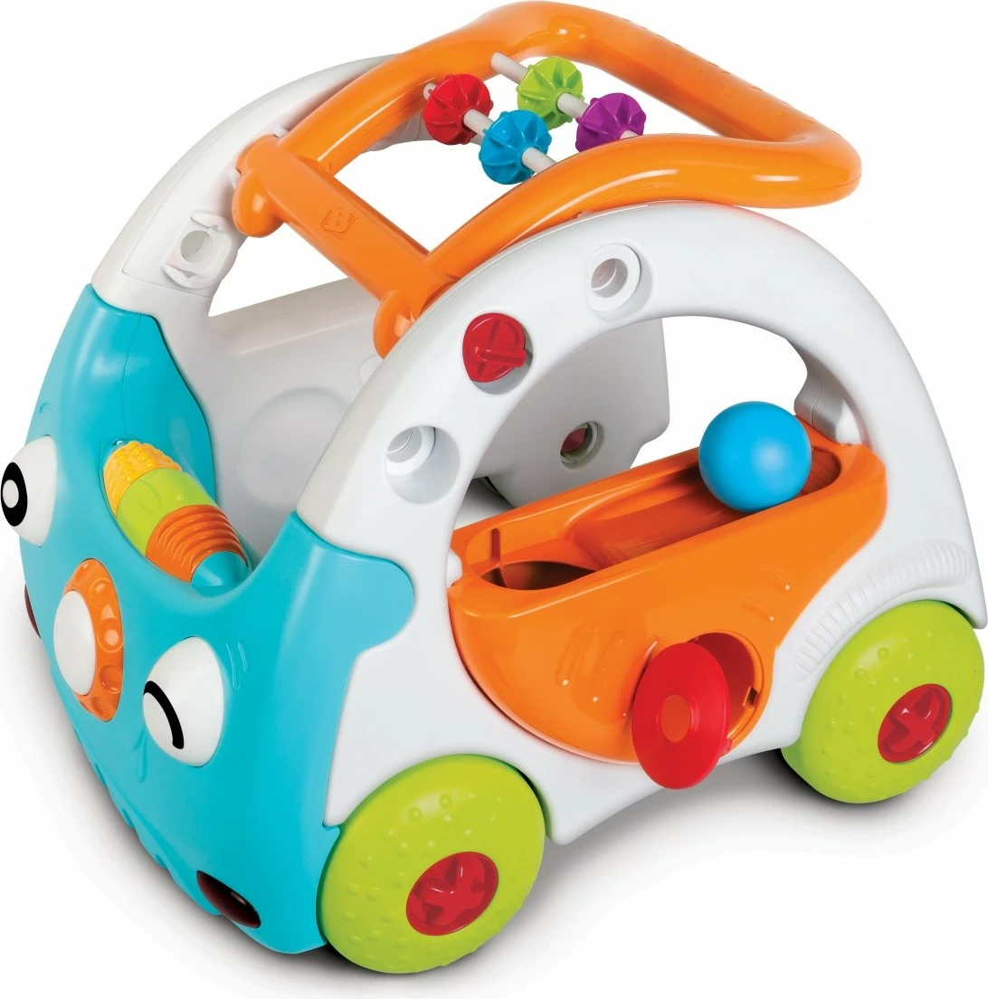 Lodër walker 3-në-1 B-kids Sensory, për fëmijë të vegjël, Multicolour