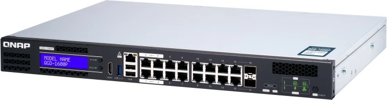 Switch QNAP QGD-1600P-4G, 16+4 porte, PoE, rackmount