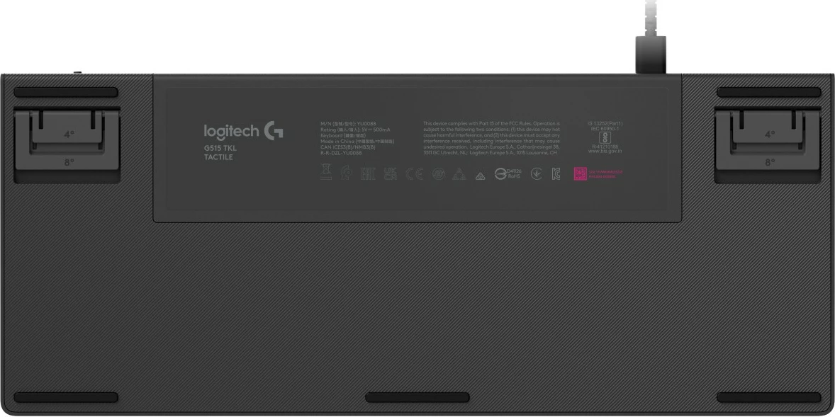 Tastierë lojërash Logitech G515 TKL me kabllo, e zezë