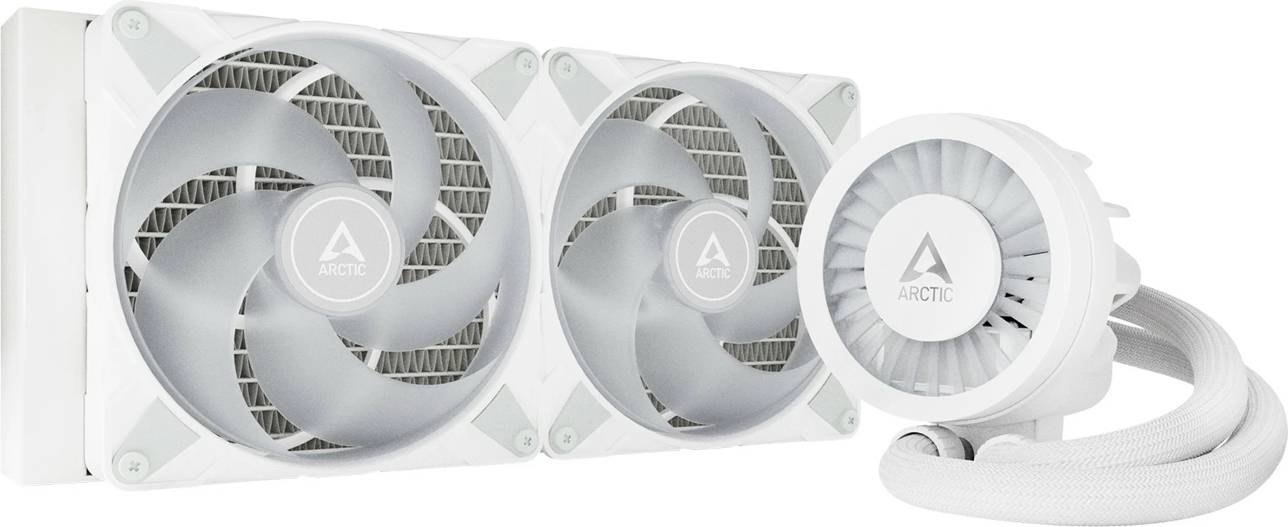 Ftohës uji ARCTIC Liquid Freezer III 280 A-RGB, 14 cm, 69.9 cfm, i bardhë