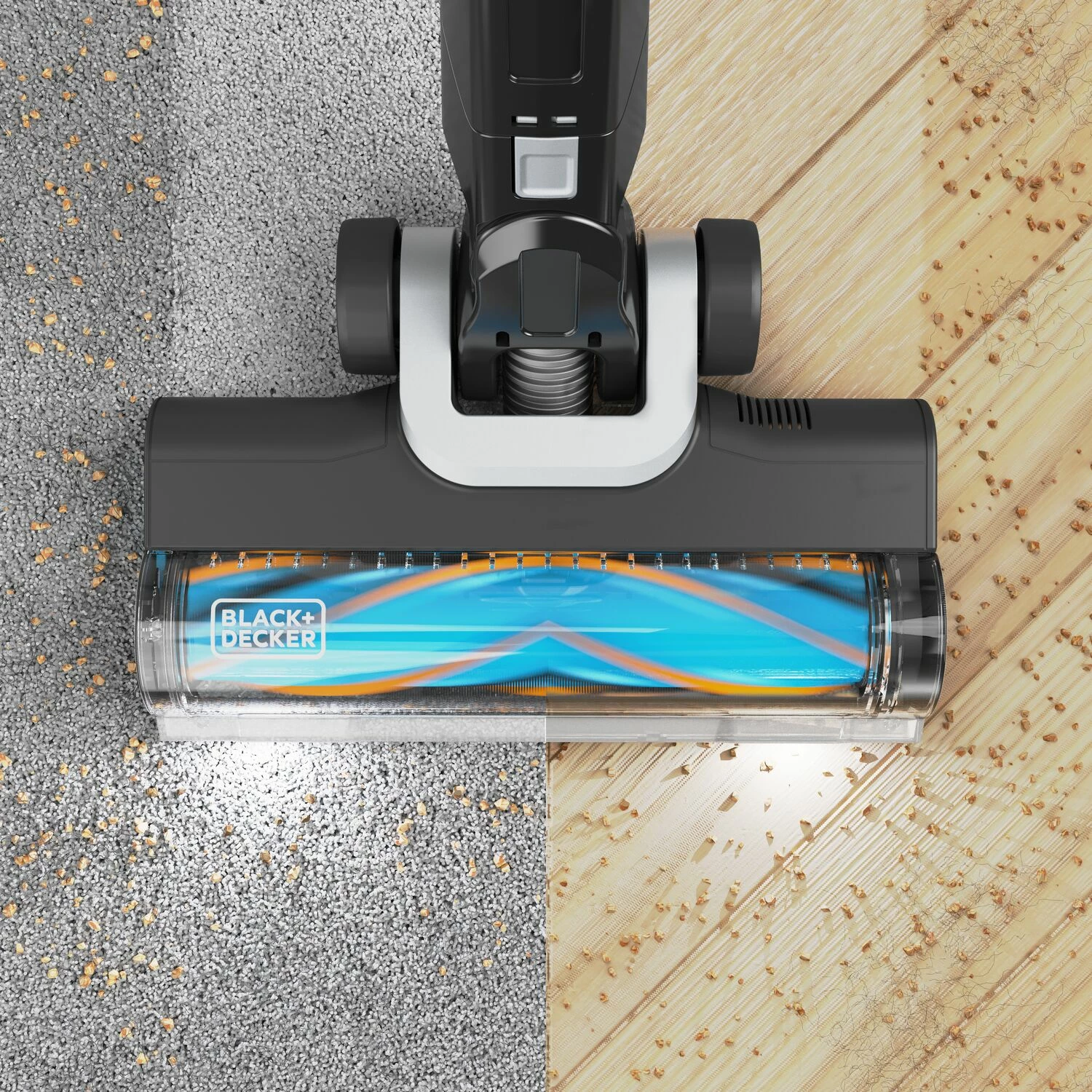 Fshesë me korrent vertikale pa kabllo Black&Decker BHFEB520D1 18V 2.0Ah, e zezë (me bateri, karikues dhe aksesorë)