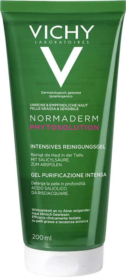 Xhel pastrues fytyre Vichy Normaderm Phytosolution për femra 200ml