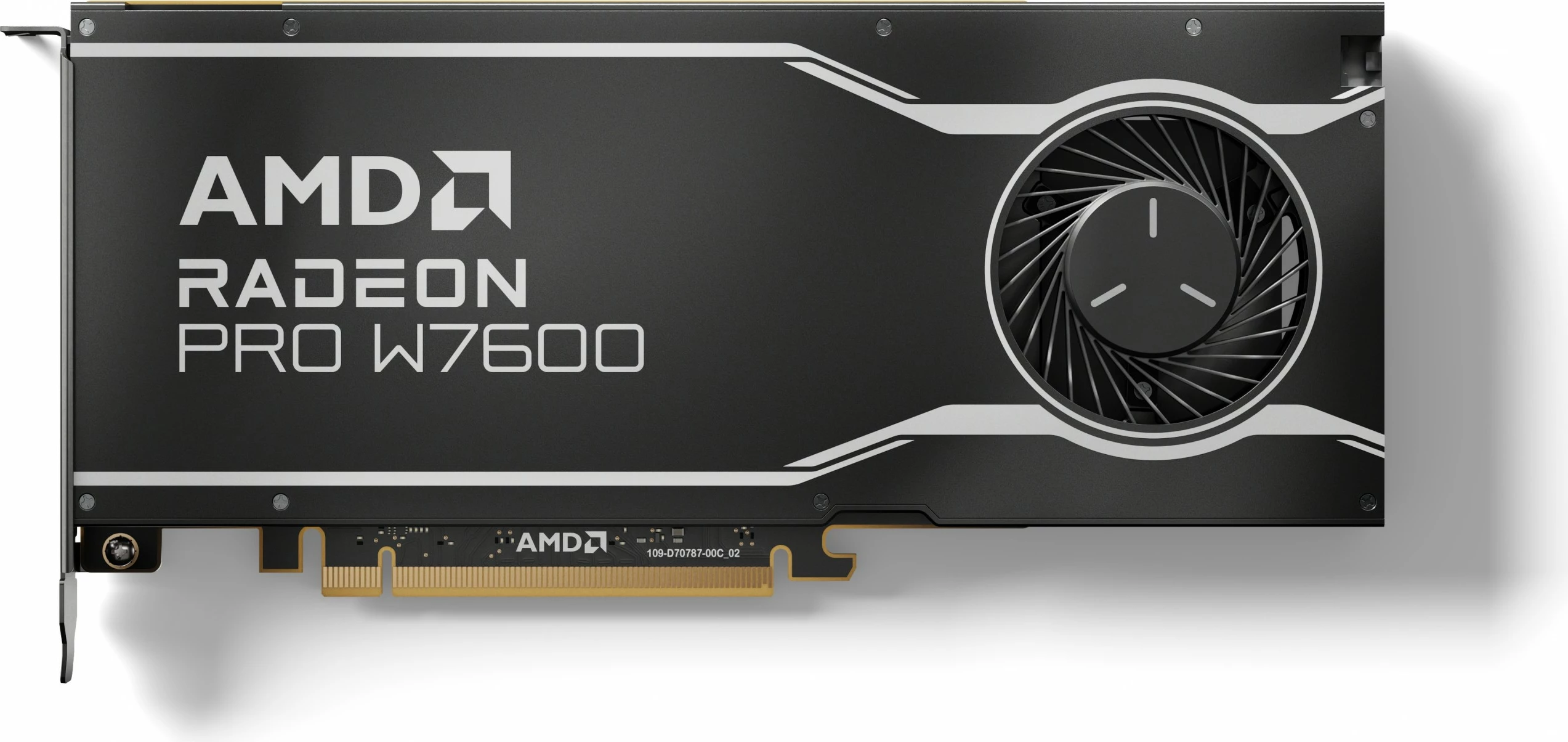 Kartelë grafike AMD Radeon Pro W7600, 8 GB, GDDR6, PCI Express x8 4.0, e zezë
