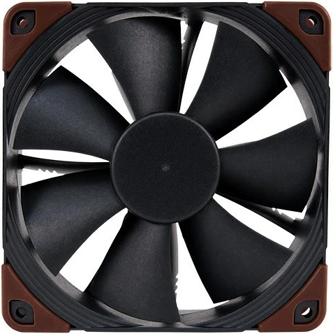 Ventilator kulle kompjuteri Noctua NF-F12 industrialPPC-2000 PWM, 12 cm, Zi, Kafe