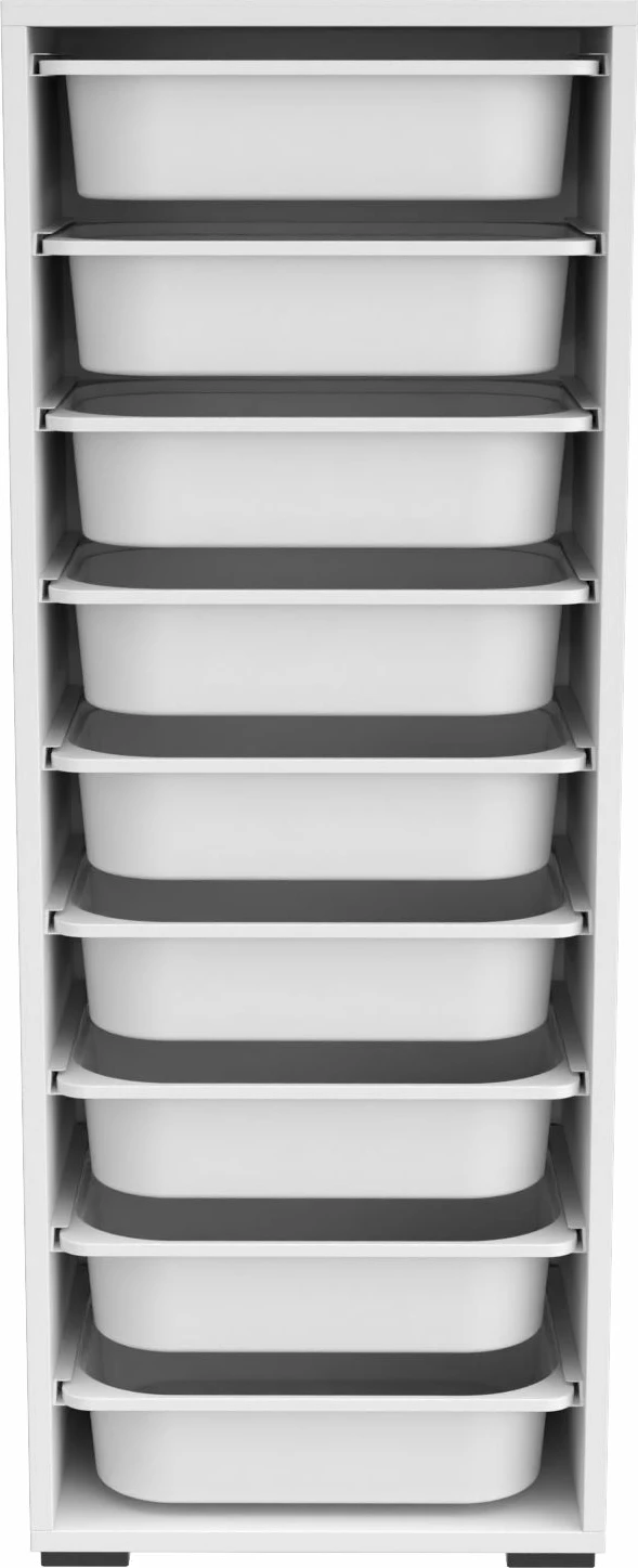 Dollap multifunksional Hanah Home, Zola 9N, i bardhë