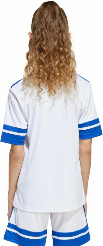 Maicë për fëmijë adidas, e bardhë dhe blu