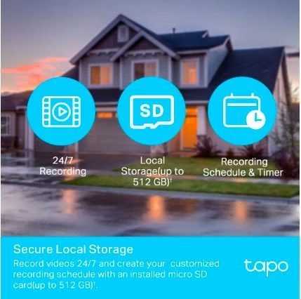 Kamerë WiFi TP-LINK Tapo C500, 1080p, për jashtë, Bardhë