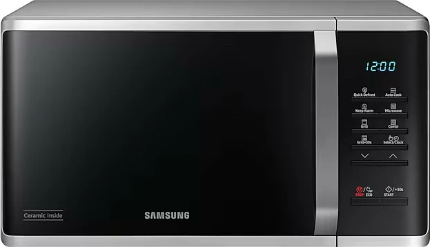 Mikrovalë me grill Samsung MG23K3523AS, argjendtë/zezë