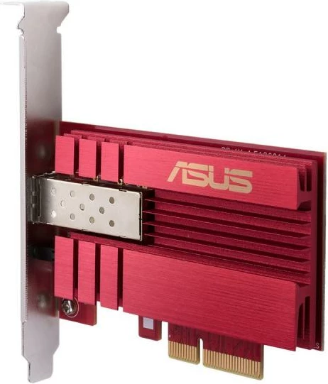 Kartë rrjeti, ASUS XG-C100F (90IG0490-MO0R00), PCI-Express, SFP+ 10Gb, e kuqe
