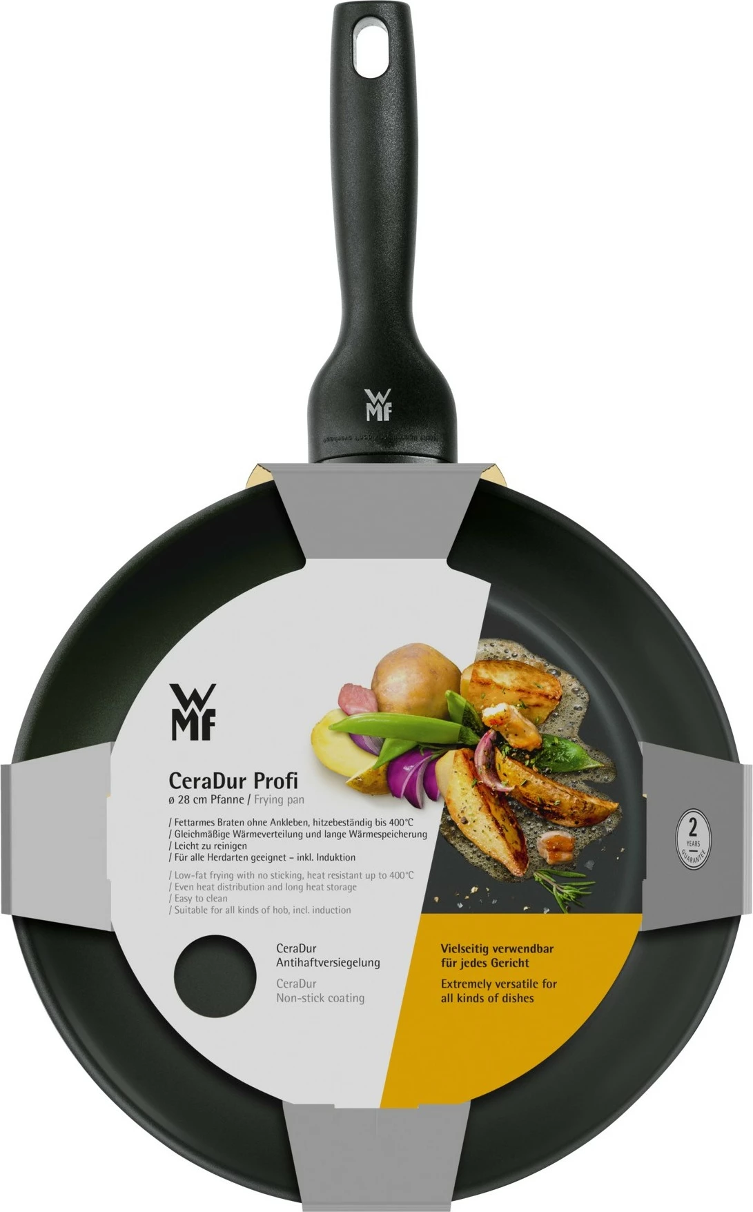 Tigan WMF CeraDur Profi 28cm, inoks, sipërfaqe jo-ngjitëse