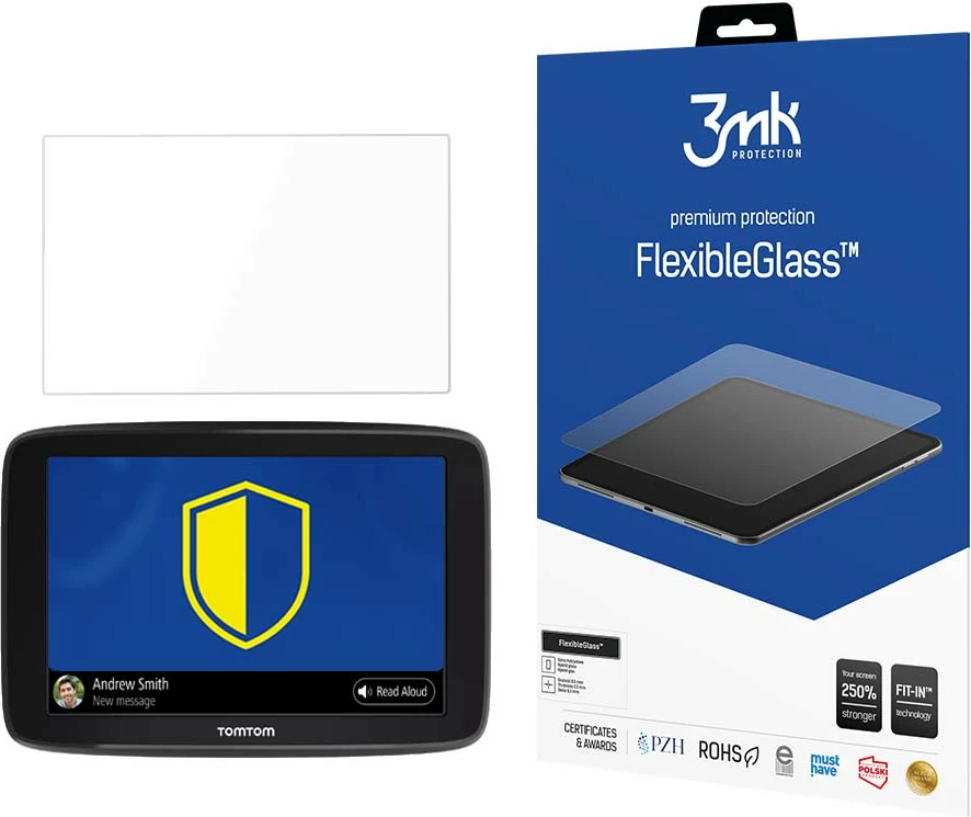 Mbrojtës ekrani 3mk FlexibleGlass për TomTom Go Basic, transparent
