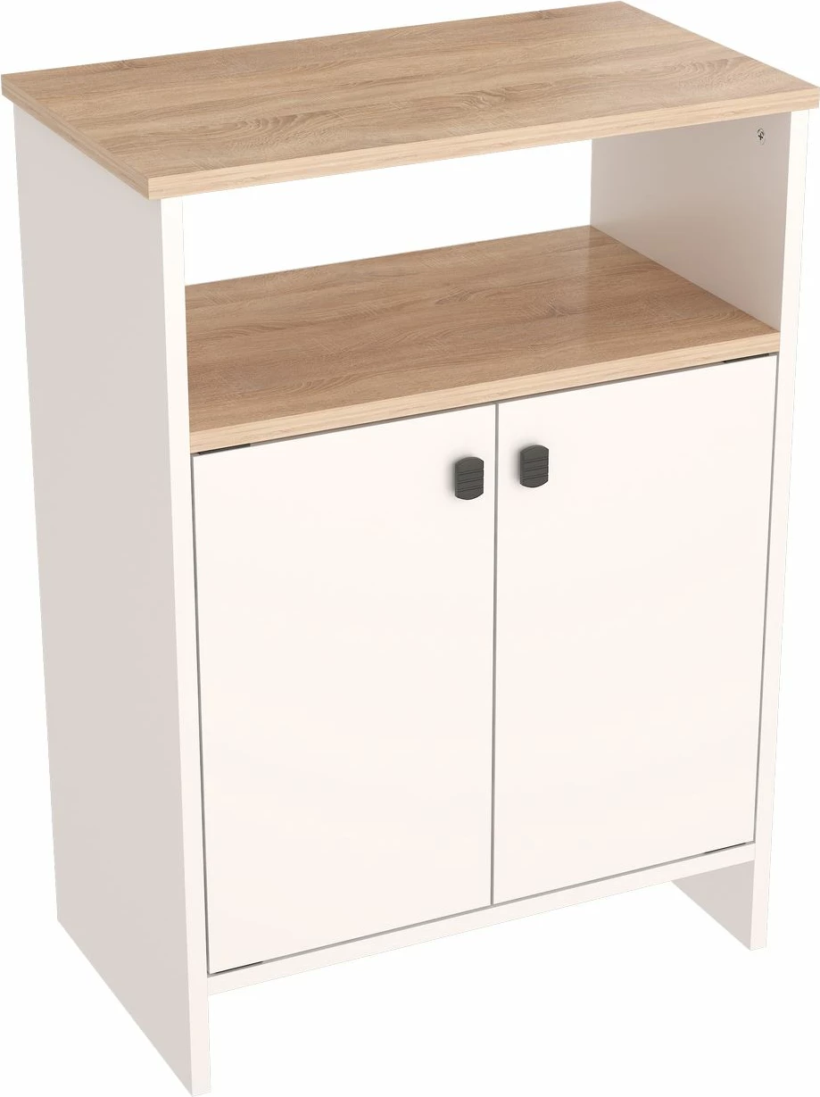 Dollap multifunksional Hanah Home, ngjyrë sonomo-bardhë