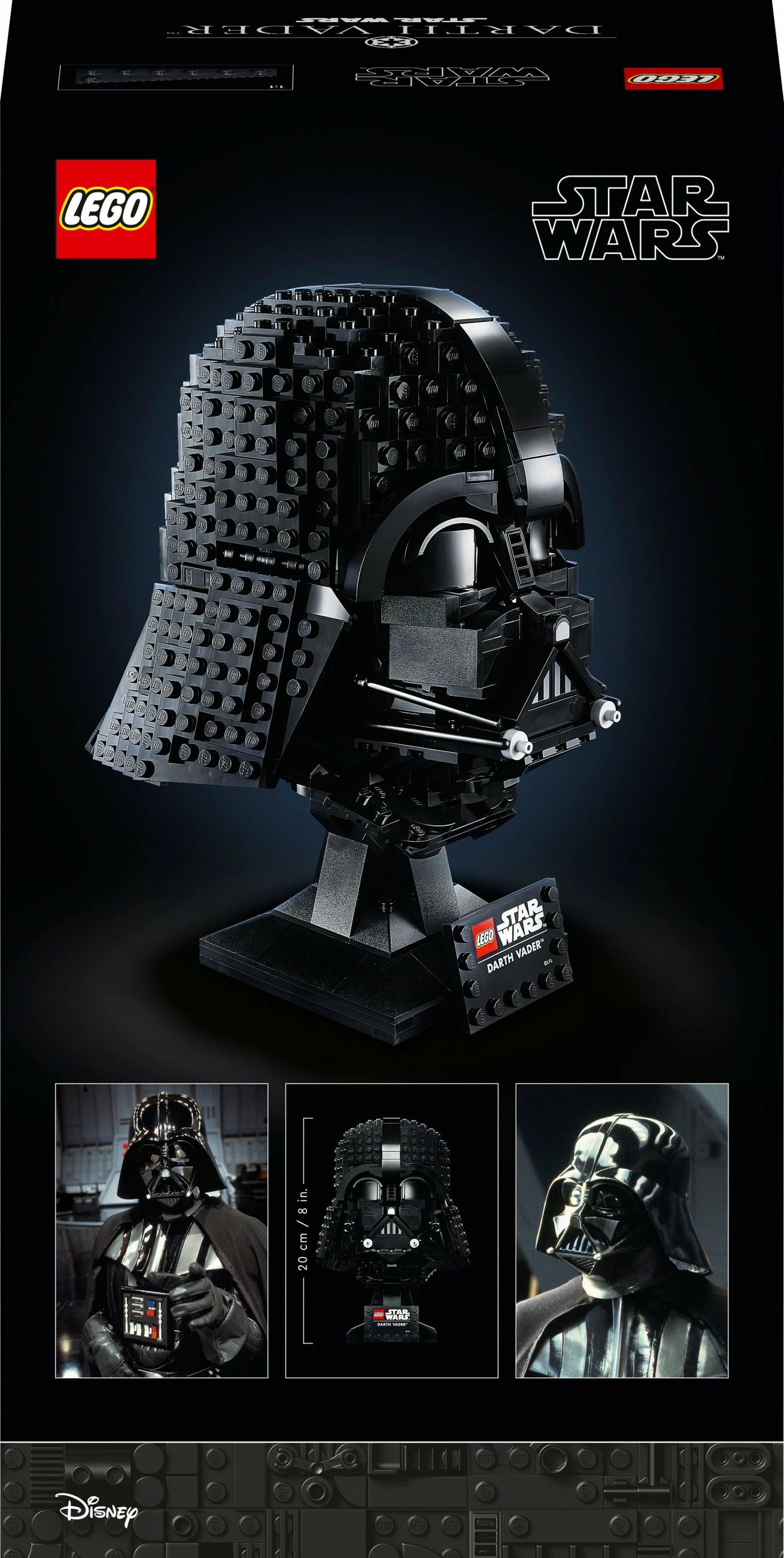 Set ndërtimi LEGO Star Wars Darth Vader Helmet, 834 copë, Multingjyrësh