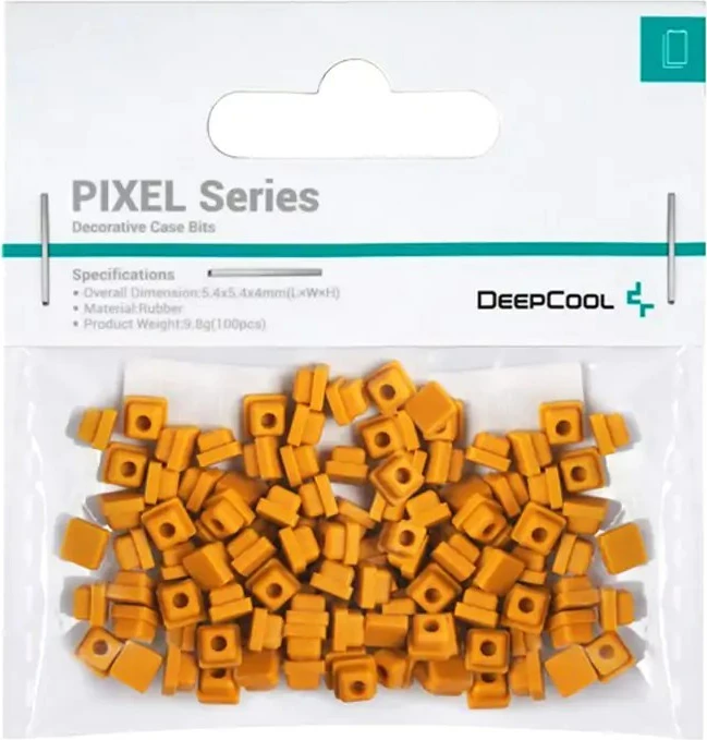 Set dekorativ DeepCool PIXEL, 100 copë, për kasë kompjuteri, portokalli