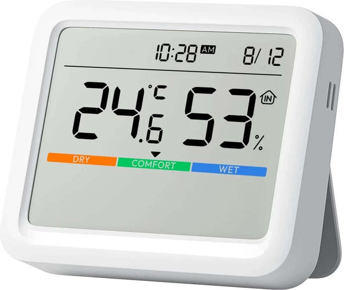 Termometër dhe higrometër SwitchBot Meter Pro, Bluetooth, ekran LCD, i bardhë