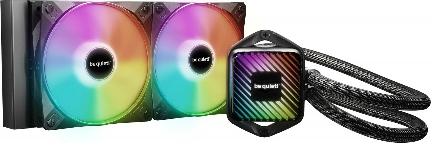 Ftohës CPU me lëng be quiet! Pure Loop 3 LX 240mm, ARGB, 2 ventilatorë