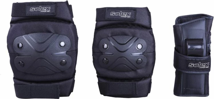 Mburojat dhe mbrojtëset e gjurit Solex Combo 30068S, të zeza