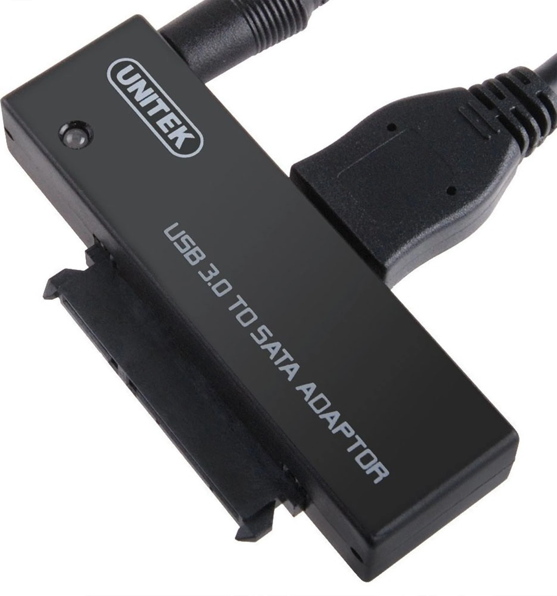 Adapter SATA III në USB 3.0 Unitek Y-1039 për HDD/SSD 2.5\"/3.5\", i zi