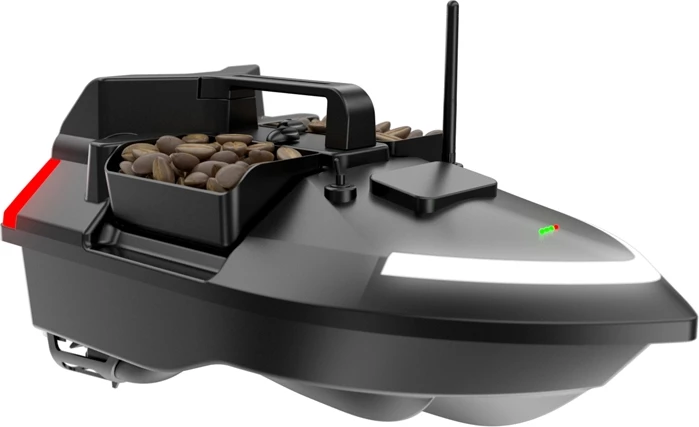 Barkë karremi Flytec V020 GPS 12000mAh 500m rreze 3 dhoma e zezë