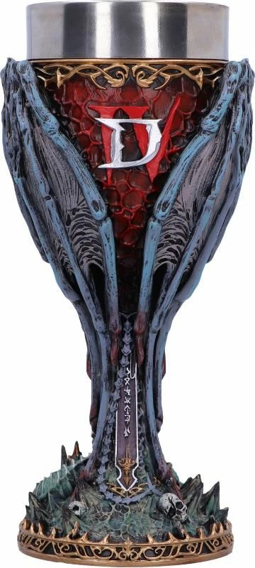 Helmë koleksionuese NEMESIS NOW Diablo IV Lilith, rrëshirë, e zezë dhe e kuqe
