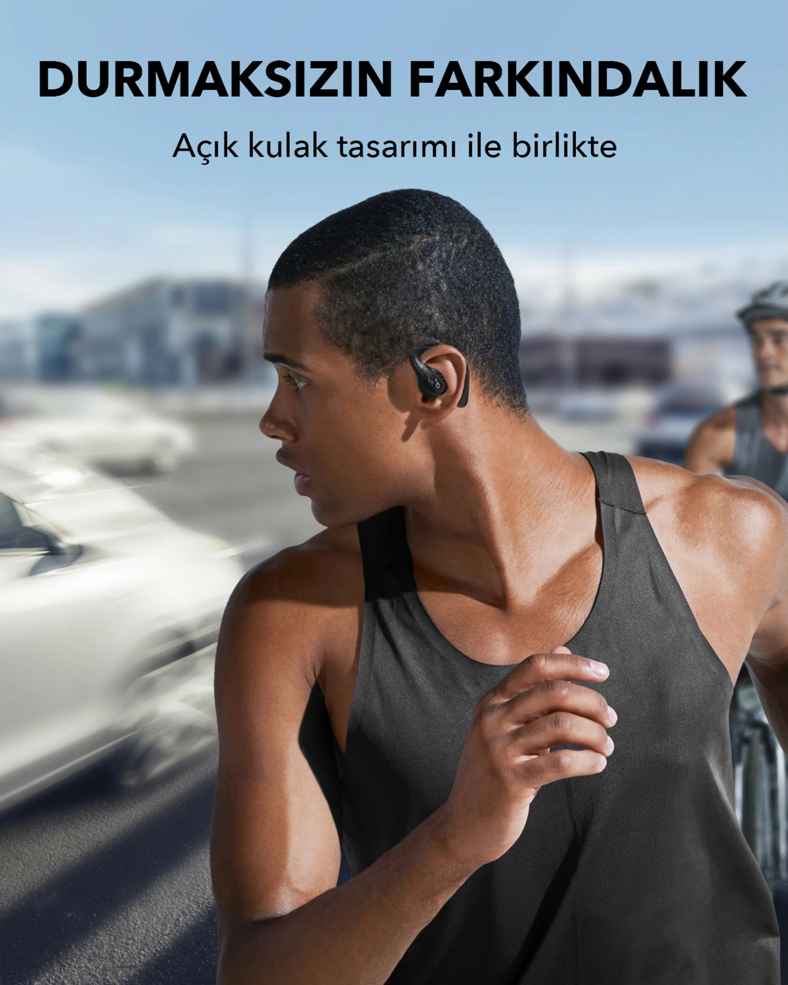 Kufje Anker Soundcore AeroFit Pro Biae, të bardha