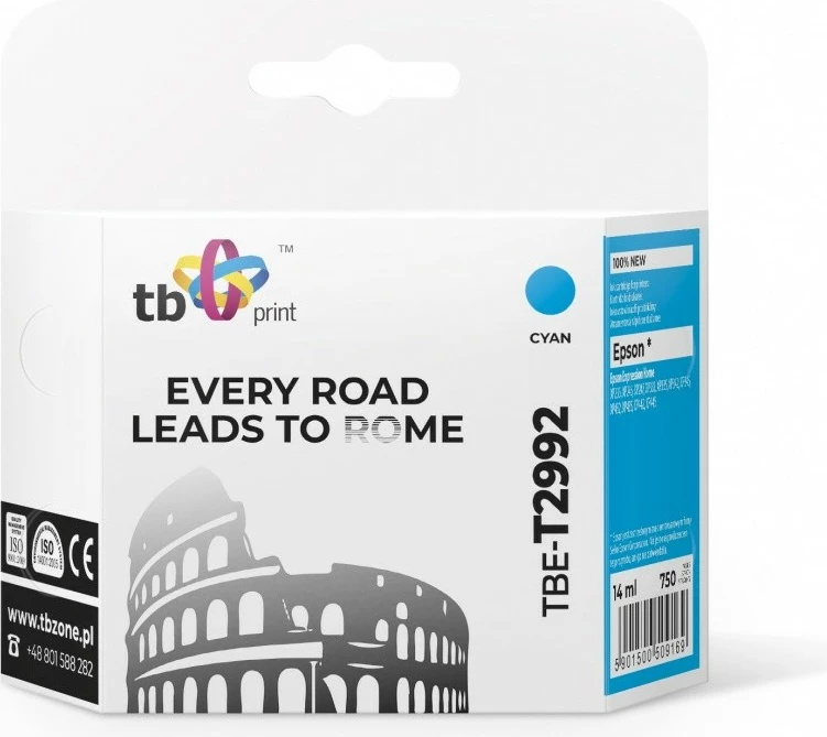 Toner TB Print TBE-T2992 për Epson, Cyan, 14 ml