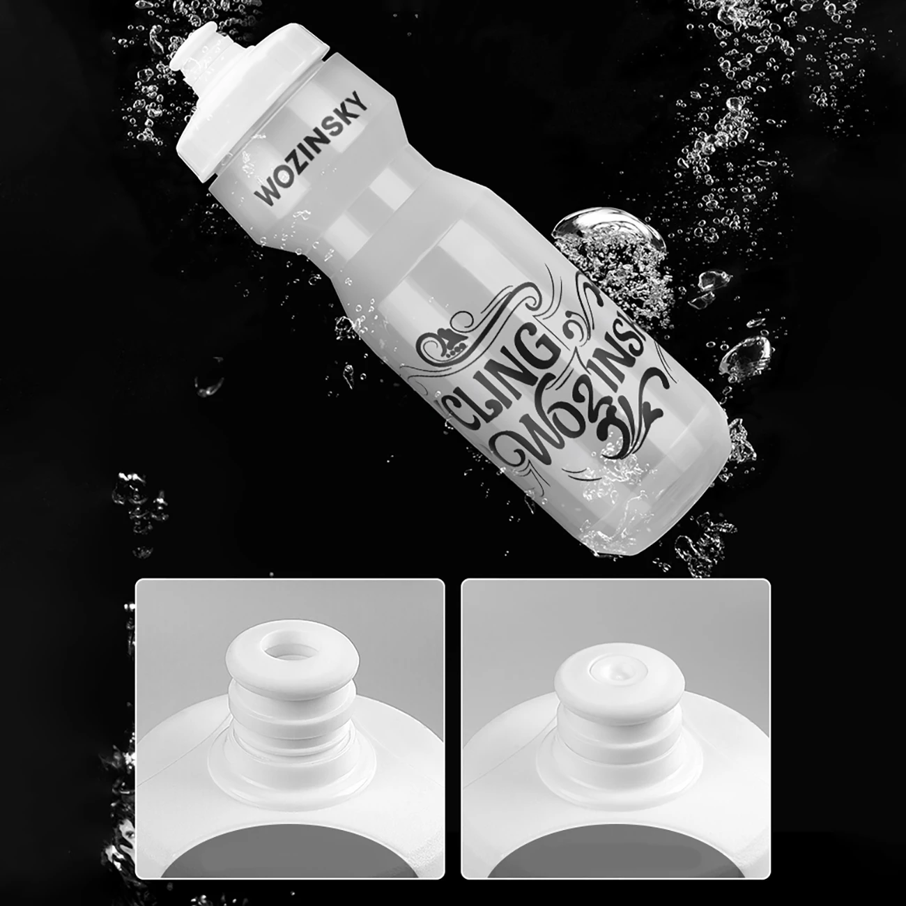 Shishe biçiklete, Hurtel, HBR-01T, 750 ml, transparente