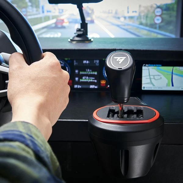 Ndërrues marshe Thrustmaster TH8S, 8 marshe H-pattern, USB/USB-C, me kapëse montimi, i zi