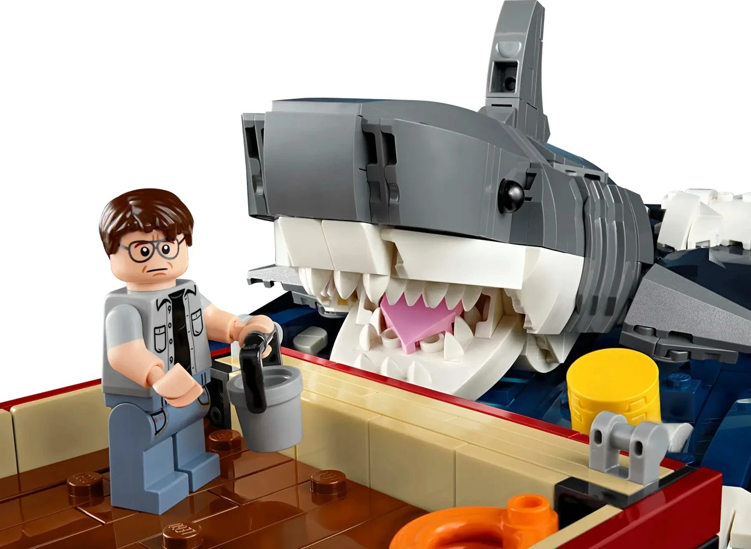 Set LEGO IDEAS 21350 Jaws, për të rritur
