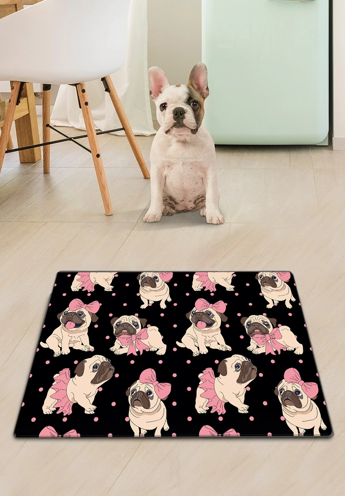 Tapet për rërë maceje, dizajn Hypnose, shumëngjyrësh, 40x60cm