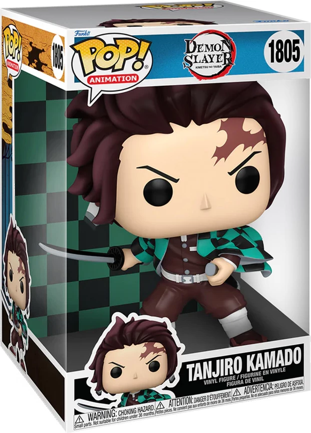 Figurë koleksionuese Funko POP! Jumbo Demon Slayer Tanjiro