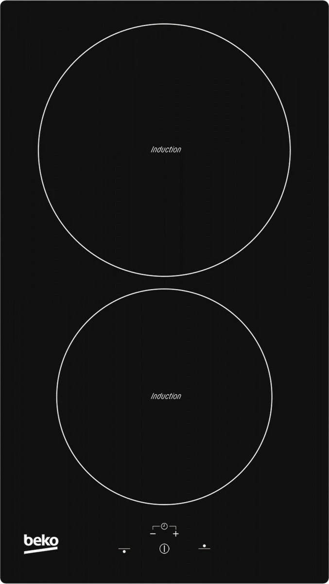 Pllakë induksioni Beko HDMI32400DT, 30cm, 2 zona, Touch, E zezë