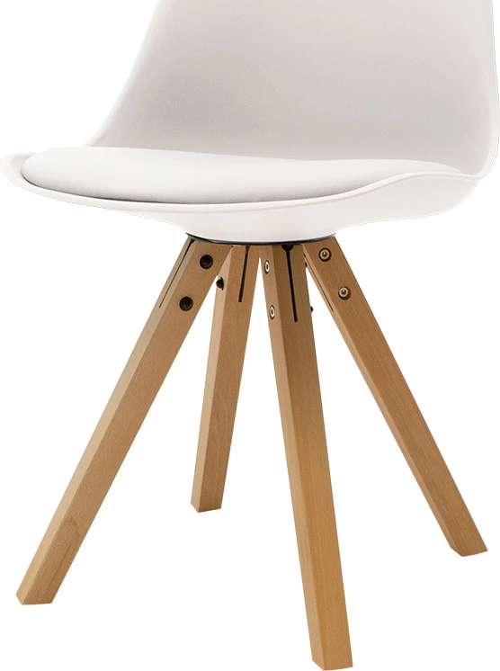 Karrige Caron PP e bardhë-këmbë natyrale