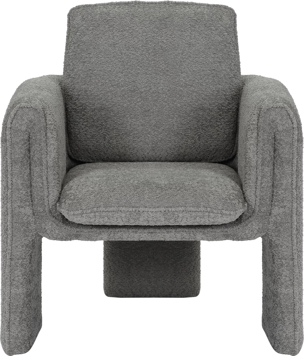 Fotelja CRUSHER FH9681.01, ngjyrë gri, kornizë metalike, 82x78x87H cm