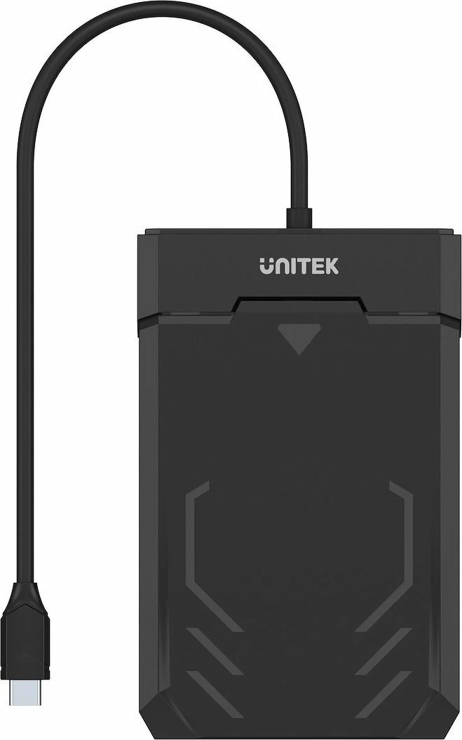 Kasë e jashtme për HDD/SSD 2.5" Unitek DiskGuard Raiden Y-3036A USB-C 5Gbps SATA III UASP, e zezë