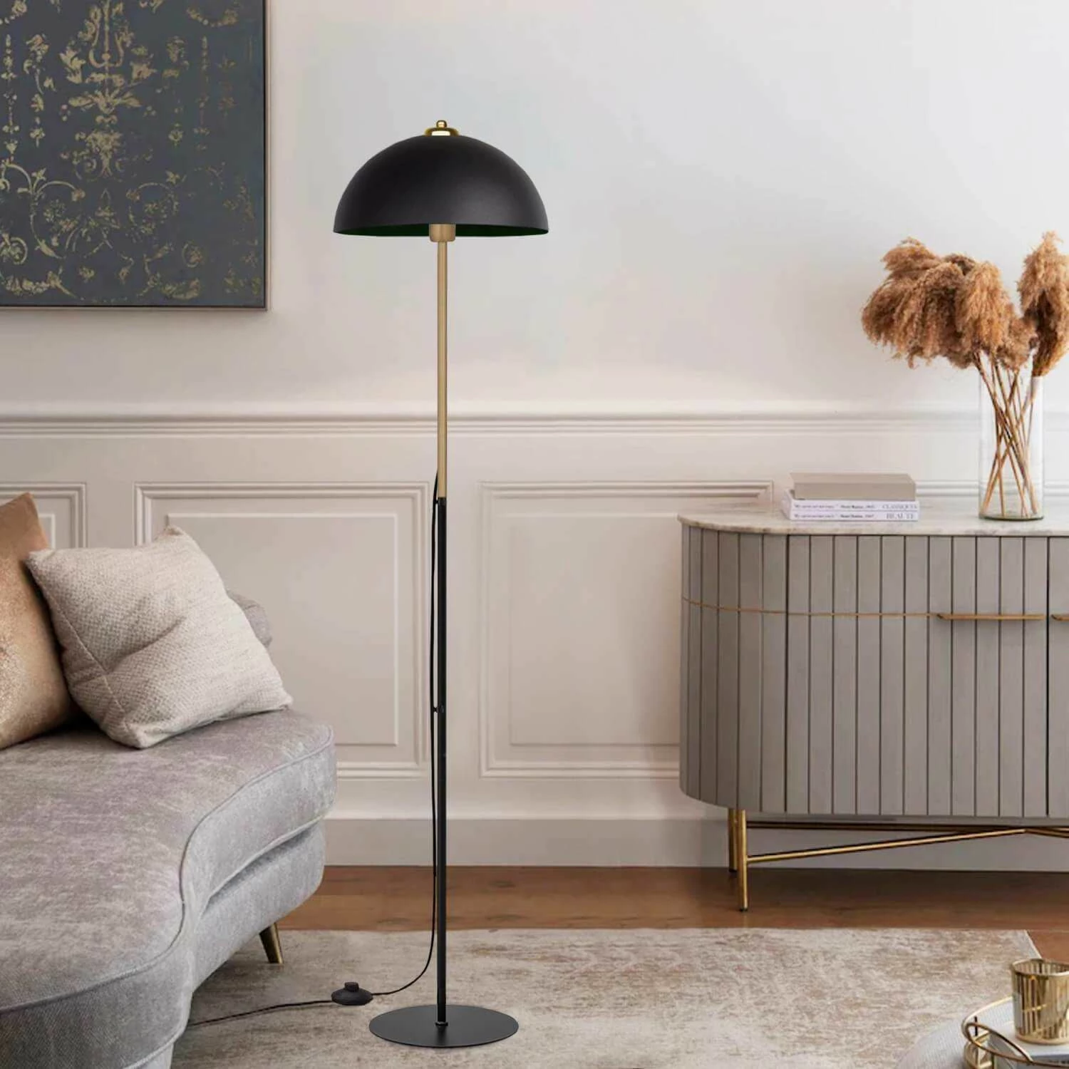 Llambë dyshemeje Opviq, e zezë, 241939