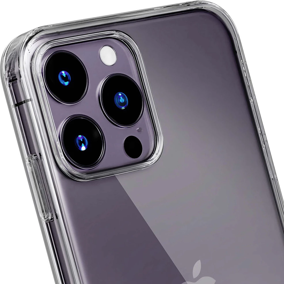 Mbështjellës silikon 3mk Clear Case për iPhone 14 Pro, Transparent