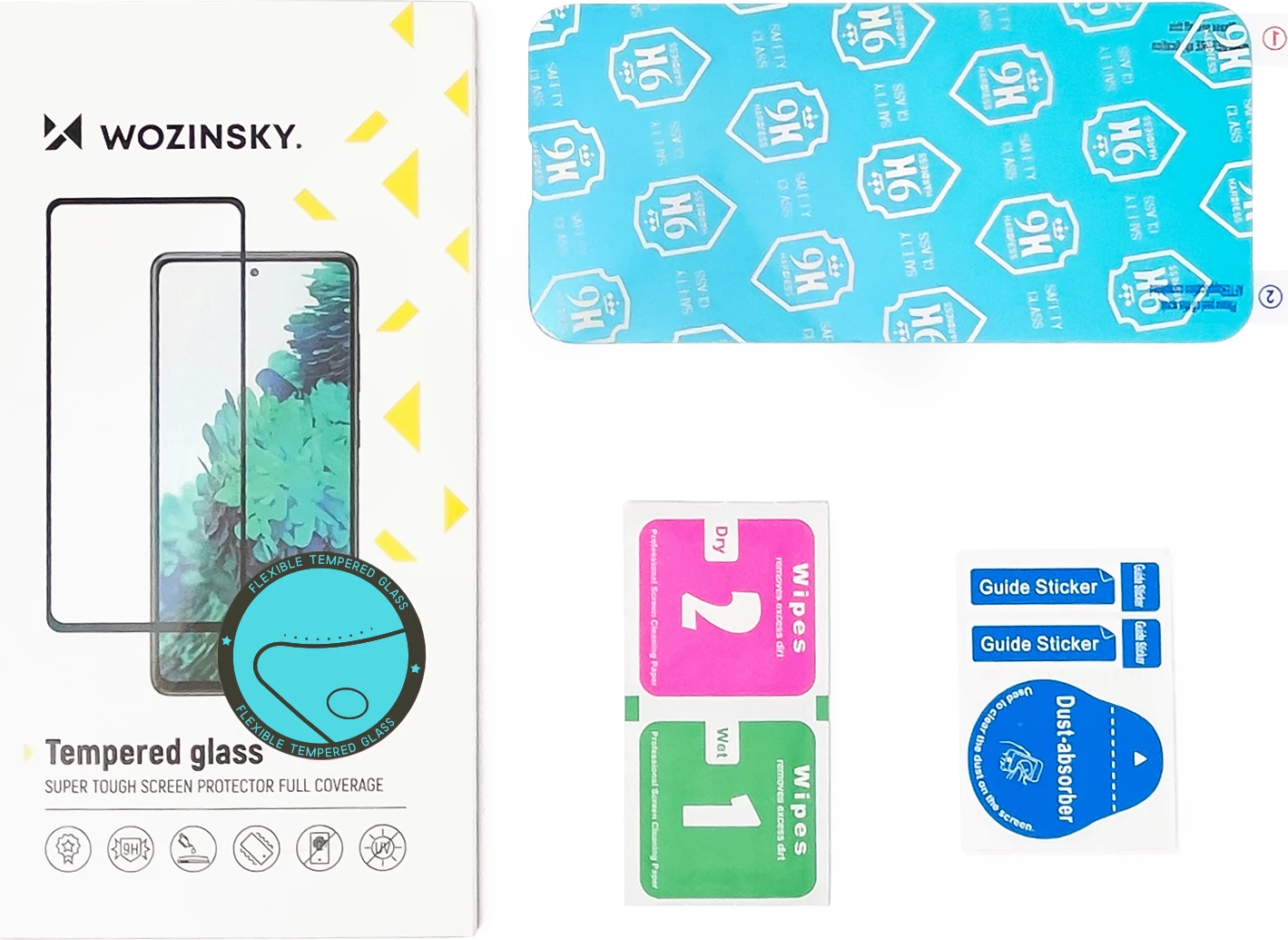 Mbrojtës ekrani xham hibrid Wozinsky Nano Flexi për Samsung Galaxy S22+, Transparent