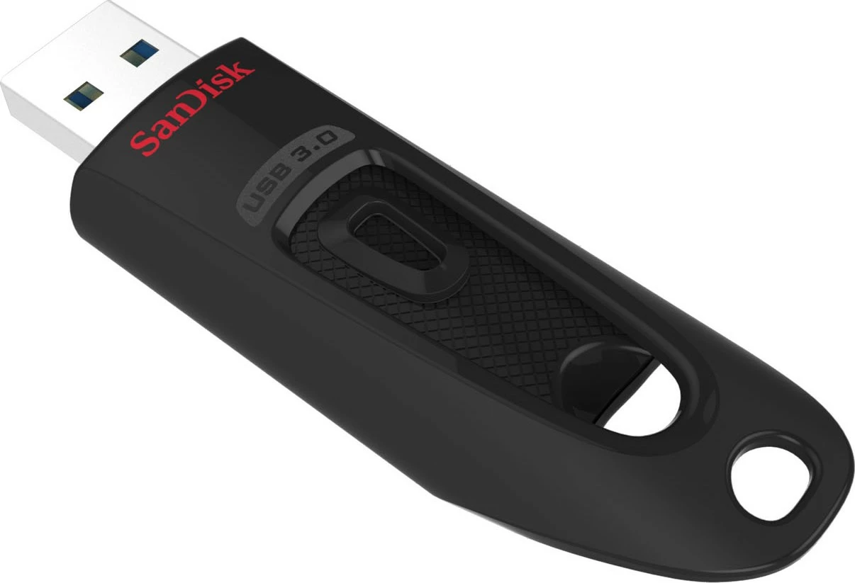 USB SanDisk Ultra 256 GB, USB Type-A, 3.2 Gen 1, 100 MB/s, Slide, E zezë