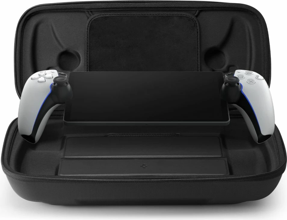 Mbështjellës Spigen Rugged Armor Pro për Sony Playstation Portal, i zi