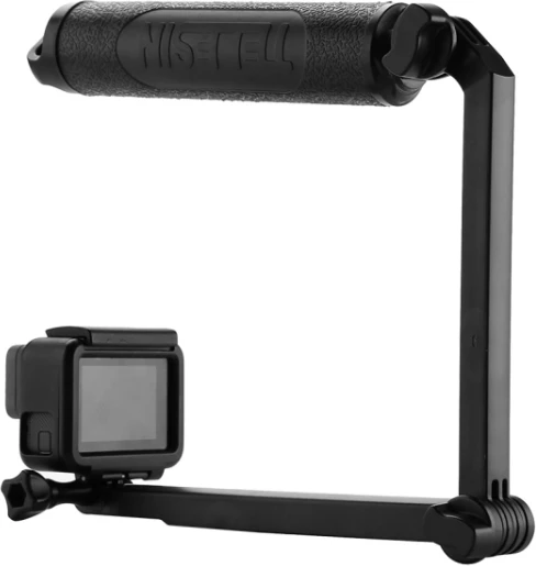 Selfie stick i papërshkueshëm prej uji Telesin GP-MFW-300 për kamera sportive, me tripod, 60cm, i zi
