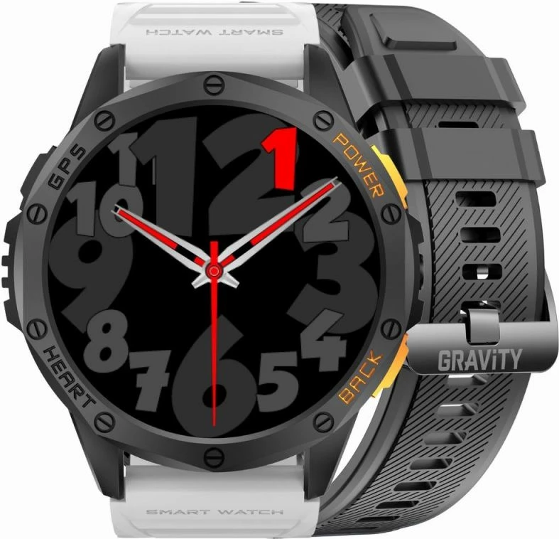 Smartwatch për meshkuj Gravity, e zezë