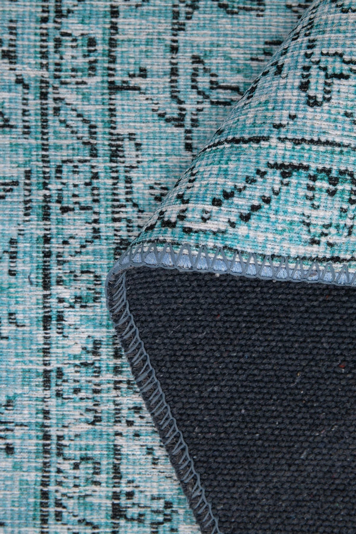 Qilim (210 x 310) Conceptum Hypnose, Folk Chenille, ngjyrë kaltër BA 49
