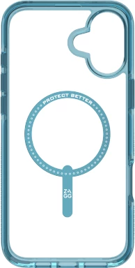 Mbështjellës Zagg Santa Cruz Snap MagSafe për iPhone 16 Plus, Blu